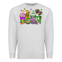 Dove Grey mardi gras coffee cups Premium Sweatshirt - Jasminsmagicworld