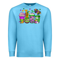 Ocean Blue mardi gras coffee cups Premium Sweatshirt - Jasminsmagicworld