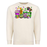 Sandshell mardi gras coffee cups Premium Sweatshirt - Jasminsmagicworld