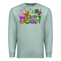 Seafoam mardi gras coffee cups Premium Sweatshirt - Jasminsmagicworld