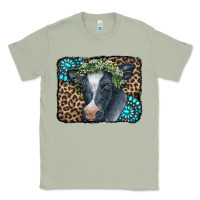 Matcha Floral Cow Leopard Gemstone Classic Tee - CowCowDesign