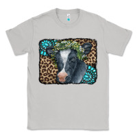 Moon Dust Floral Cow Leopard Gemstone Classic Tee - CowCowDesign