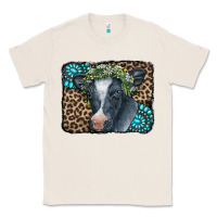 Natural Floral Cow Leopard Gemstone Classic Tee - CowCowDesign