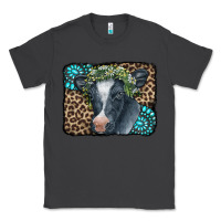 Smoke Floral Cow Leopard Gemstone Classic Tee - CowCowDesign
