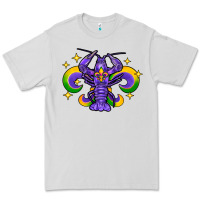 Dove Grey mardi gras crawfish Premium Tee - FaDigitalArtStudio