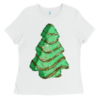 White green christmas cake Ladies Tee - FaDigitalArtStudio