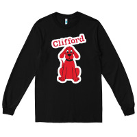 Black clifford the big red dog 98093899 Long Sleeve Tee - linhVisuals