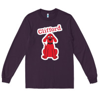 Plum clifford the big red dog 98093899 Long Sleeve Tee - linhVisuals