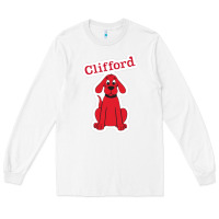 White clifford the big red dog 98093899 Long Sleeve Tee - linhVisuals