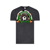 Vintage Black Soccer Rainbow Vintage Tee - RanaPortraitStore