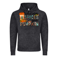Vintage Black whatever spices your pumpkin Vintage Hoodie - CowhideDigitalArt