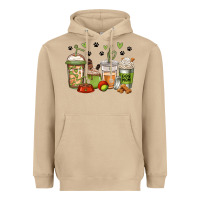 Mushroom dog mom coffee Heavyweight Hoodie - Jasminsmagicworld