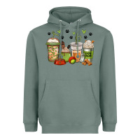 Sage dog mom coffee Heavyweight Hoodie - Jasminsmagicworld
