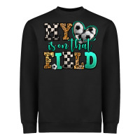 Black my heart is on that field soccer Heavyweight Sweatshirt - Jasminsmagicworld