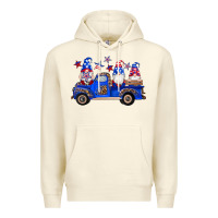 Sandshell american flag gnomes truck Premium Hoodie - Artiststas