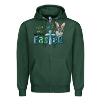 Sports Green My First Easter Bunny Boy Zipper Hoodie - RanaPortraitStore