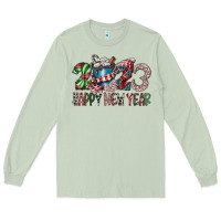 Matcha 2023 Happy New Year Long Sleeve Tee - CowhideDigitalArt