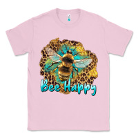Bubblegum Pink bee happy Classic Tee - Artiststas