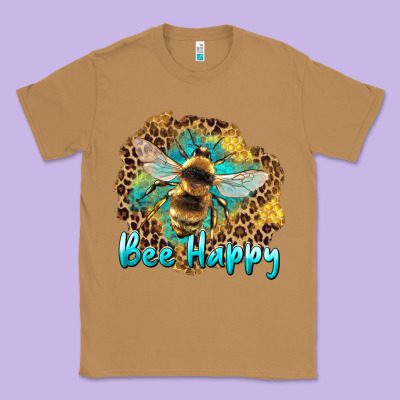 Bee Happy Classic Tee Designed By Artiststas