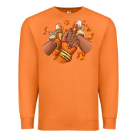 Carrot Black girl Fall sneakers Premium Sweatshirt - RanaPortraitStore