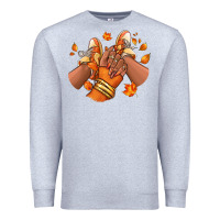 Heather Grey Black girl Fall sneakers Premium Sweatshirt - RanaPortraitStore