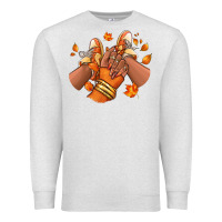 Oatmeal Heather Black girl Fall sneakers Premium Sweatshirt - RanaPortraitStore