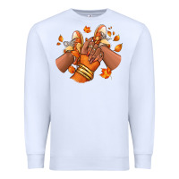White Black girl Fall sneakers Premium Sweatshirt - RanaPortraitStore