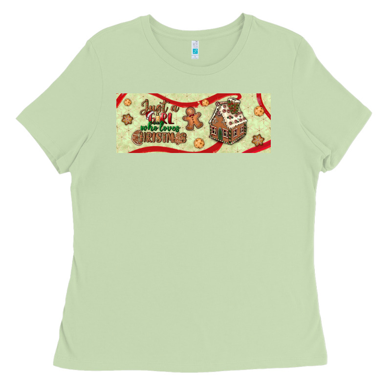 Just A Girl Who Loves Christmas Ladies Tee by BundleAndBundleShop | Teevron