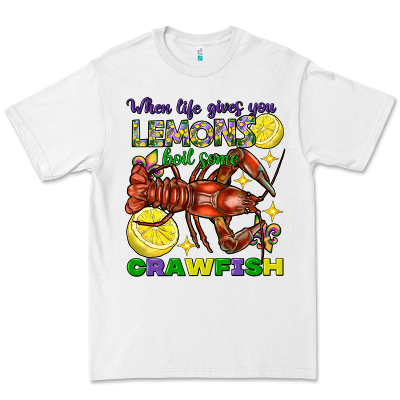 When Life Gives You Lemons Boil Some Crawfish Premium Tee by FaDigitalArtStudio | Teevron