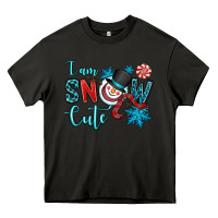 Asphalt i am snow cute Heavy Core Tee - OliviaCreatesArt