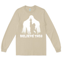 Mushroom bigfoot t  shirt believe this t  shirt Long Sleeve Tee - linhVisuals