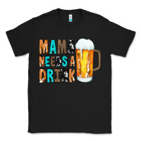 Black Mama Needs a Drink Classic Tee - CowCowDesign