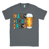 Charcoal Heather Mama Needs a Drink Classic Tee - CowCowDesign