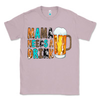 Lilac Mama Needs a Drink Classic Tee - CowCowDesign