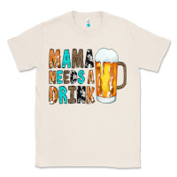 Natural Mama Needs a Drink Classic Tee - CowCowDesign