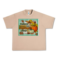 Burro autumn leaves and pumpkins please mouse pad Urban Heavy Tee - BundleAndBundleShop