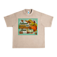 French Oak autumn leaves and pumpkins please mouse pad Urban Heavy Tee - BundleAndBundleShop