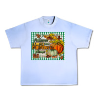 Grape Ice autumn leaves and pumpkins please mouse pad Urban Heavy Tee - BundleAndBundleShop