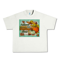 Pistachio autumn leaves and pumpkins please mouse pad Urban Heavy Tee - BundleAndBundleShop
