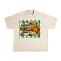 Sandshell autumn leaves and pumpkins please mouse pad Urban Heavy Tee - BundleAndBundleShop