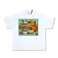 White autumn leaves and pumpkins please mouse pad Urban Heavy Tee - BundleAndBundleShop