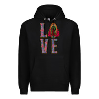 Black love lady of guadalupe Premium Hoodie - Jasminsmagicworld