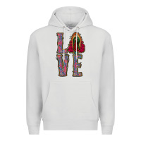 Dove Grey love lady of guadalupe Premium Hoodie - Jasminsmagicworld