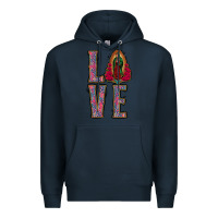 Navy love lady of guadalupe Premium Hoodie - Jasminsmagicworld