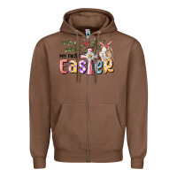 Chestnut My First Easter Bunny Zipper Hoodie - RanaPortraitStore