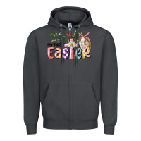 Smoke My First Easter Bunny Zipper Hoodie - RanaPortraitStore