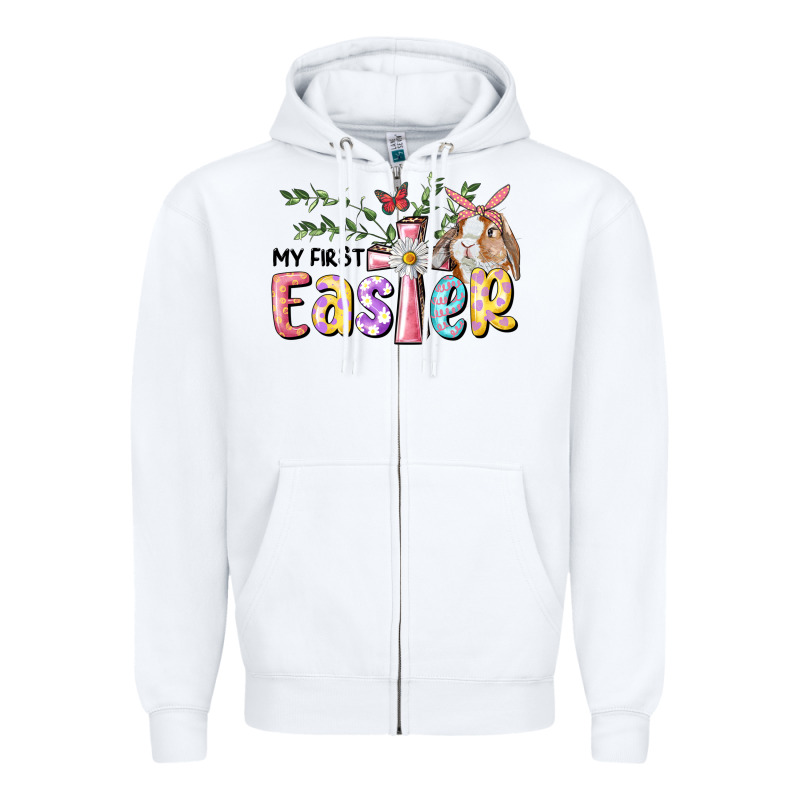 My First Easter Bunny Zipper Hoodie by RanaPortraitStore | Teevron