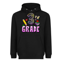 Black Third Grade Heavyweight Hoodie - RanaPortraitStore