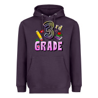 Plum Third Grade Heavyweight Hoodie - RanaPortraitStore