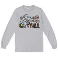 Moon Dust Happy Easter Y'all Long Sleeve Tee - CowhideDigitalArt